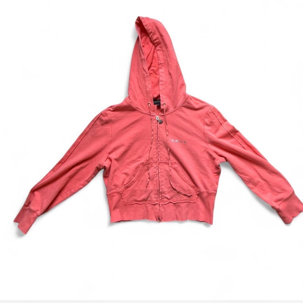 bebe Coral Hooded Sweater